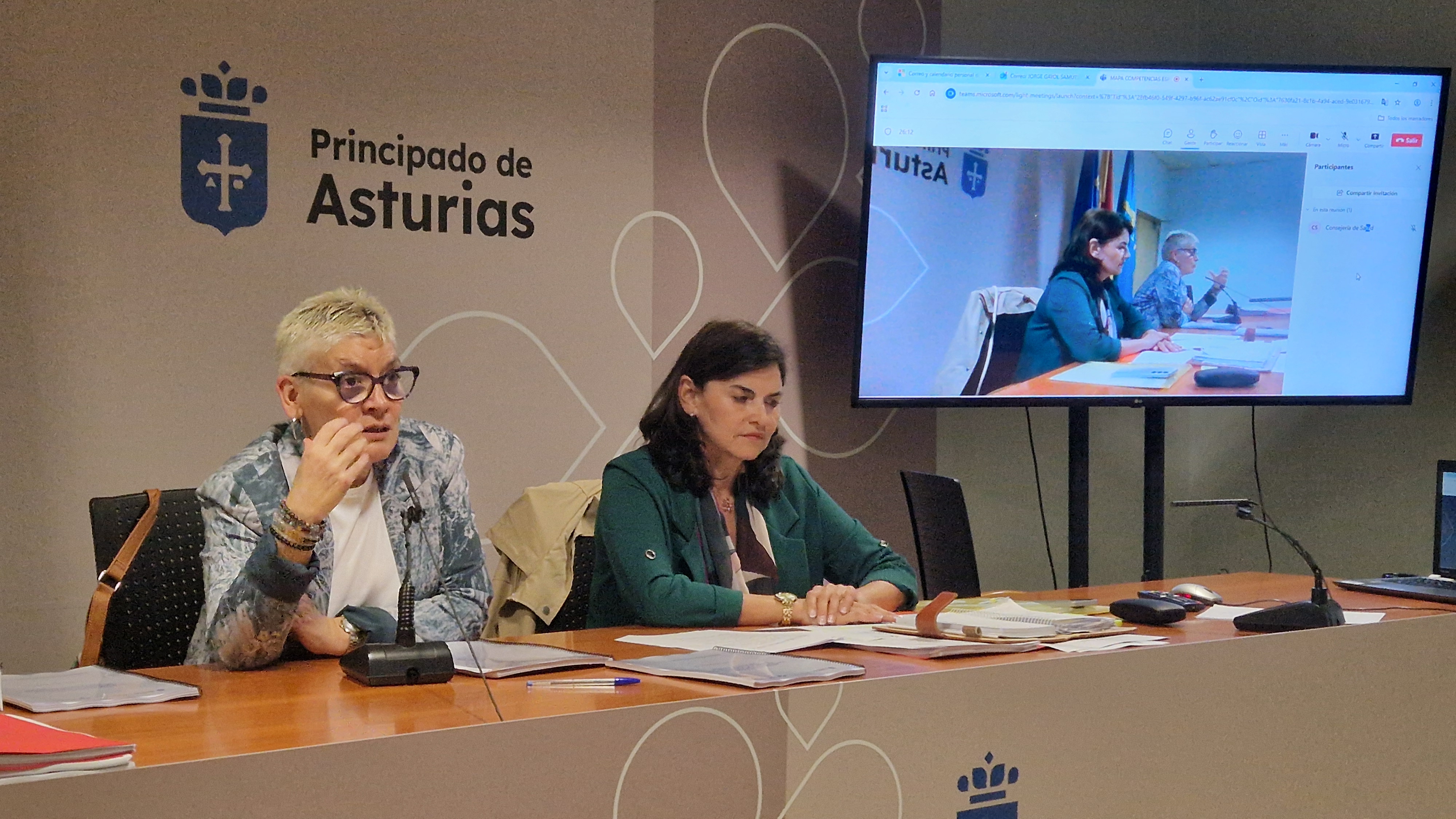 Consejera de Salud mapa de competencias